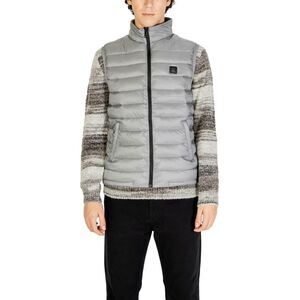Gianni Lupo Gray Polyamide Sleveless Men's Jacket